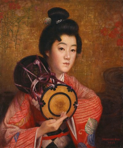 Portrait of a Lady by Okada Saburosuke